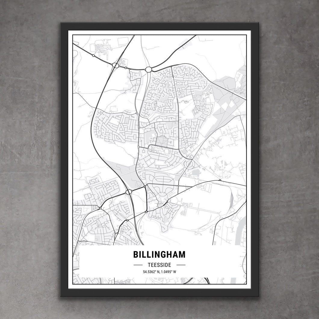Map of Billingham