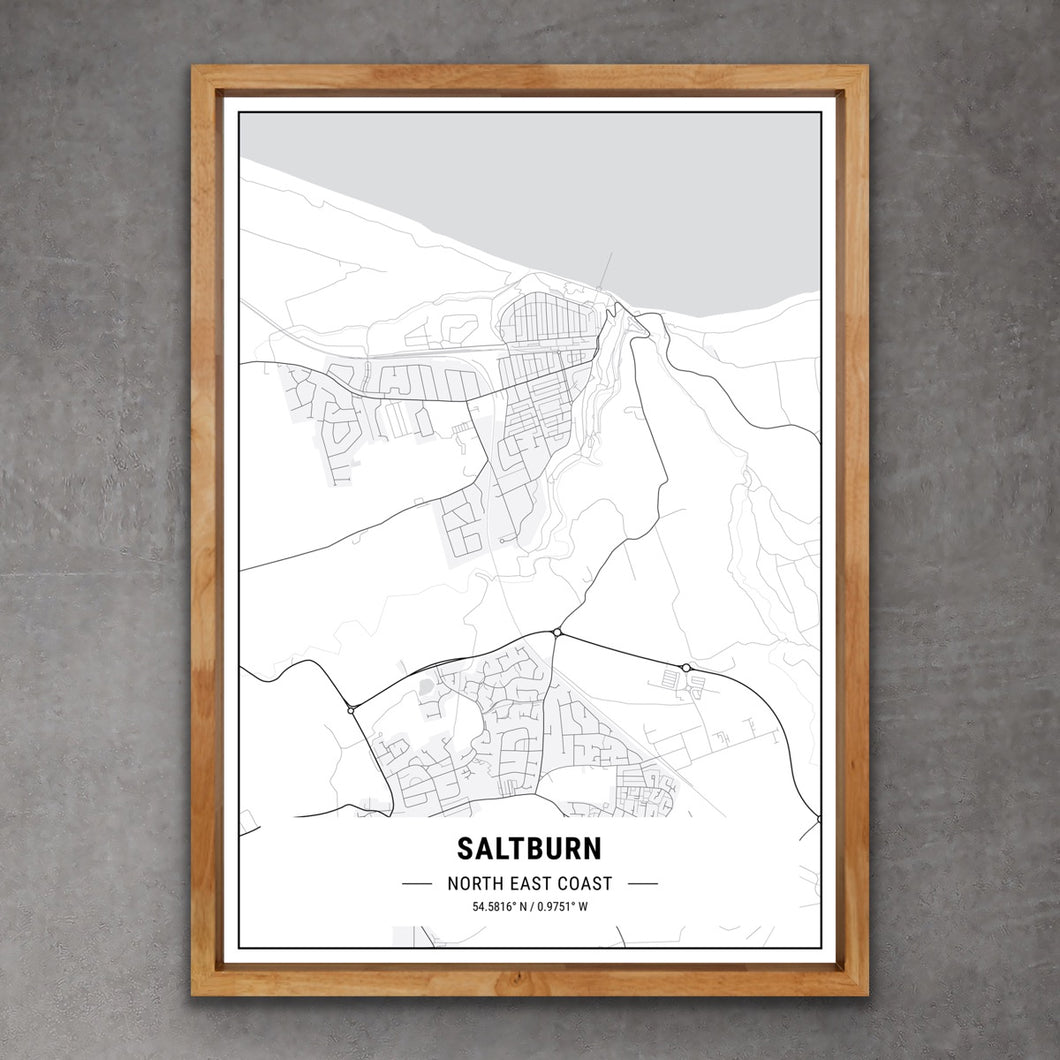 Map of Saltburn
