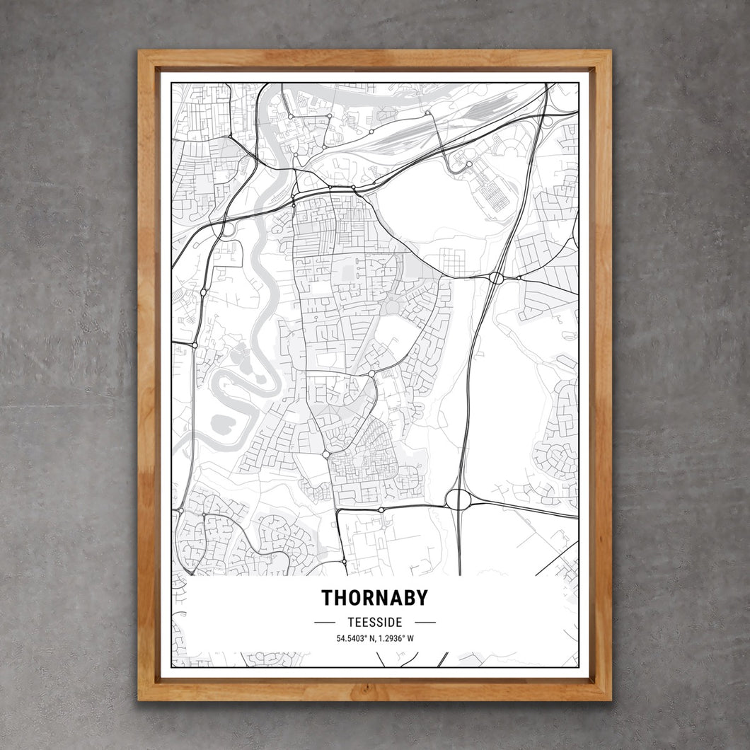 Map of Thornaby