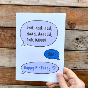 DADDD! - Birthday Card