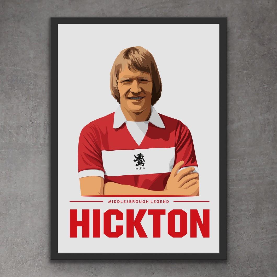 John Hickton Middlesbrough Legend Print