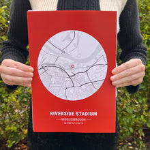 Load image into Gallery viewer, Map of Riverside Stadium
