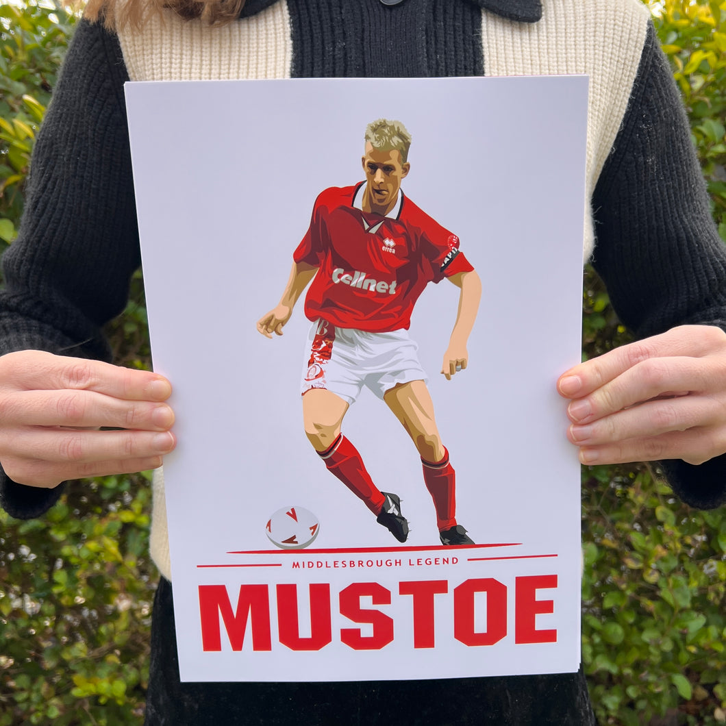 Robbie Mustoe Middlesbrough Legend Print