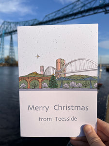 Merry Christmas from Teesside - Christmas Card