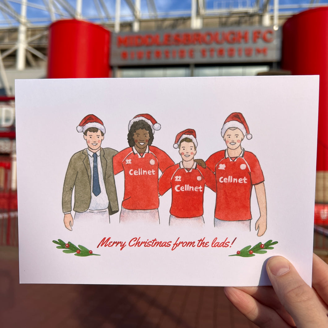 Merry Christmas from the lads - Christmas Card
