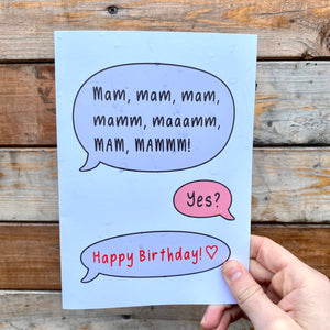 MAMMM! - Birthday Card