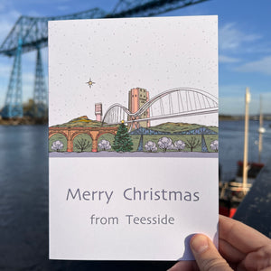 Merry Christmas from Teesside - Christmas Card