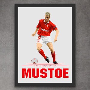 Robbie Mustoe Middlesbrough Legend Print